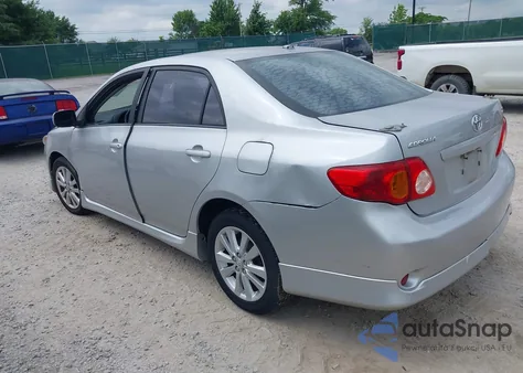 2009 Toyota Corolla S из США, поврежденный, VIN 2T1BU40E29C065516